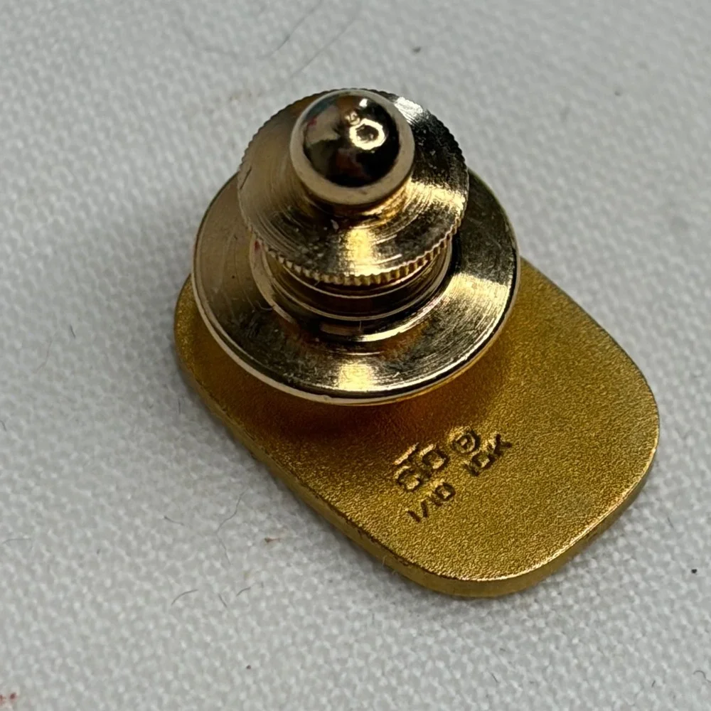 Vintage Sears 10 Year Service Award Pin 1/10 10K Gold Filled Employee Lapel
